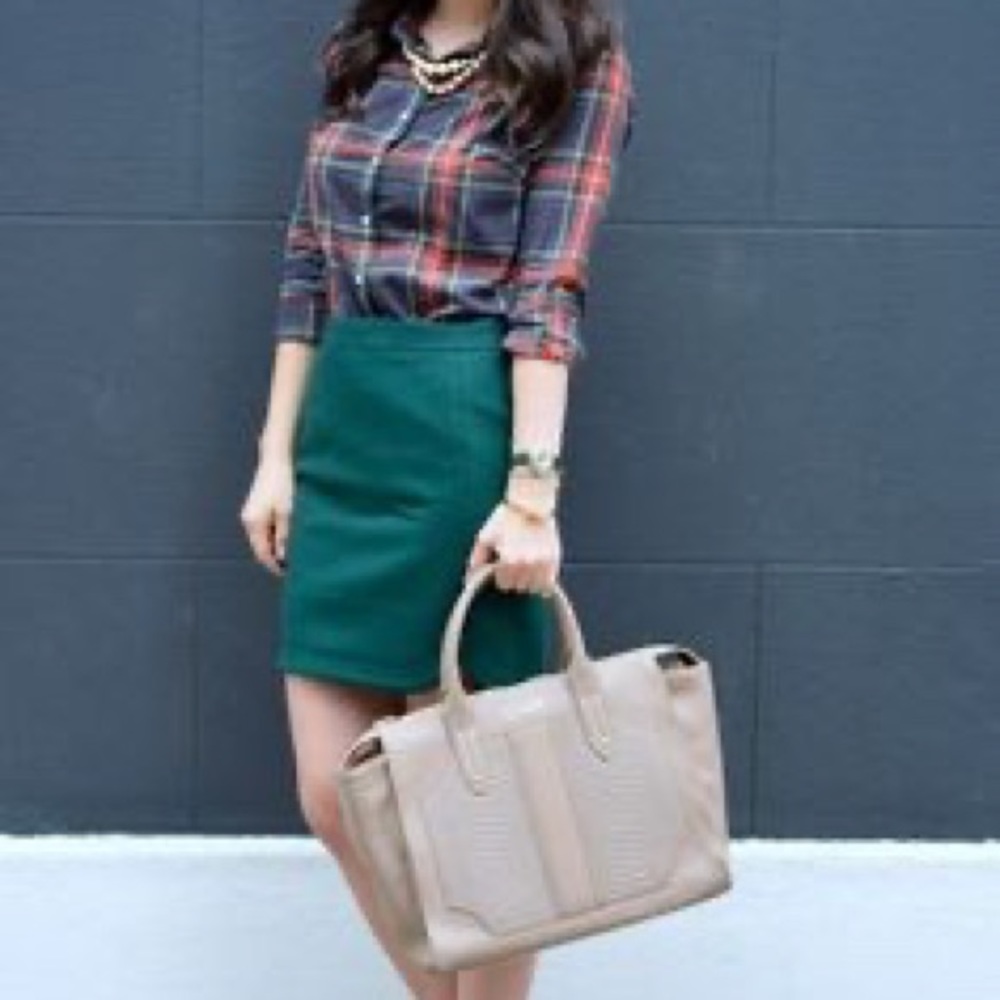✨ 2 for $40 SALE | Anthro | Boden | Green Pencil Skirt